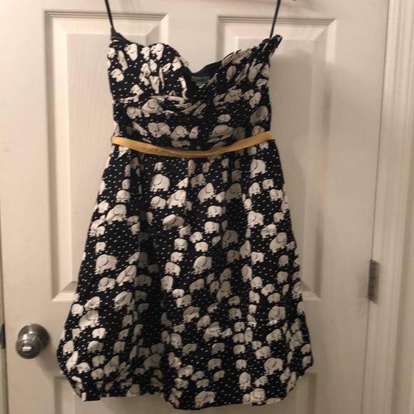 Anthropologie Dresses & Skirts - Anthropology strapless elephant dress